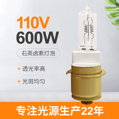 110V bulbo de halogênio de 600 watts para os faróis locomotivos P40s/41 do halogênio de quartzo da luz da cauda do carro