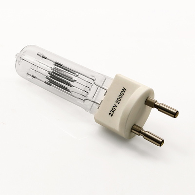 Bi Pin Halogen Lamp Explosion Proof do bulbo de halogênio de quartzo de 230v 2000w G22