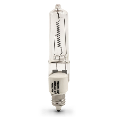 Mini Can E11 120v ampolas do halogênio de Dimmable da lâmpada de quartzo de 250 watts