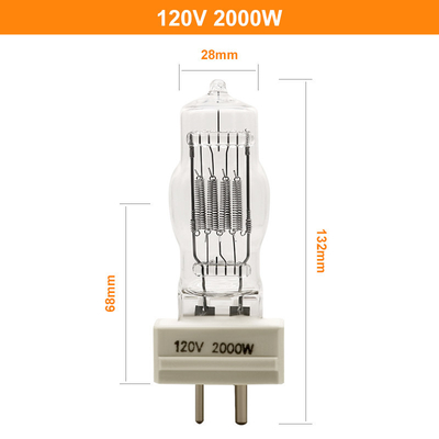 CE de Marine Searchlight Bulbs do bulbo de halogênio de GY16 2000W 120v aprovado