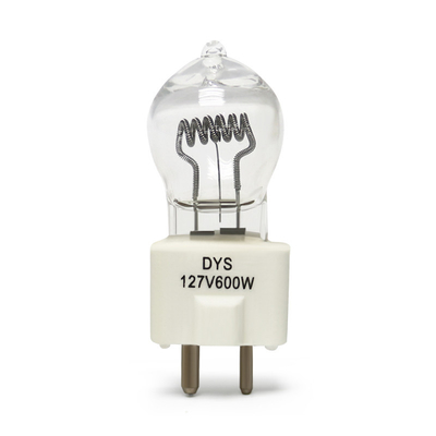 Lâmpada do projetor do halogênio do tungstênio do bulbo do bulbo de halogênio DYS da luz da fase do filme 127V 600w Gy9 5