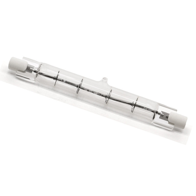 do pátio fotóptico do queimador de Polo da lâmpada do halogênio do bulbo 118mm Dimmable de 230V 800W R7s calefator vermelho