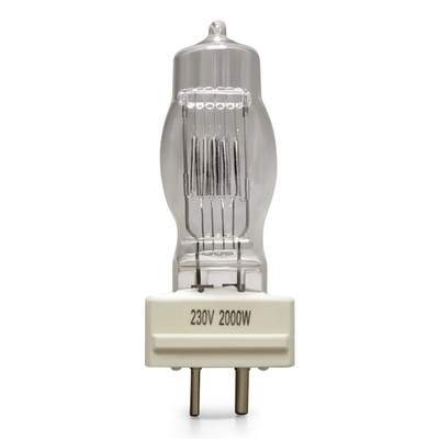 Ampolas do halogênio do tungstênio de quartzo da lâmpada do Ge Cp43 230v 2000w Gy16