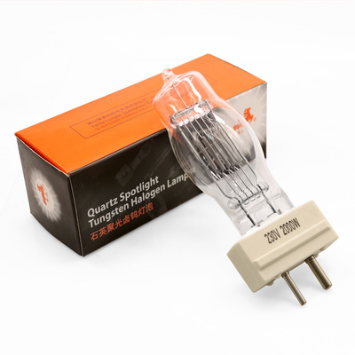 Ampolas do halogênio do tungstênio de quartzo da lâmpada do Ge Cp43 230v 2000w Gy16