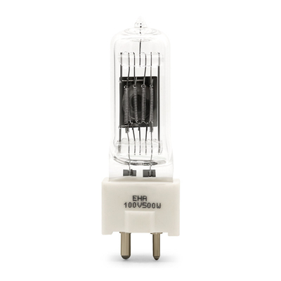 100V 500 lâmpada do halogênio do microscópio do instrumento ótico dos lúmens G22 do halogênio de quartzo do watt