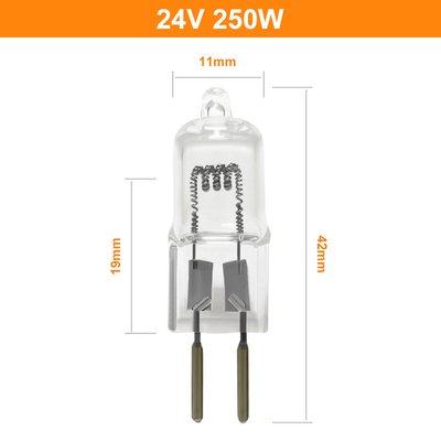 O bulbo de halogênio médico de 250 watts da ampola G6.35 24V de baixa tensão conduziu a substituição