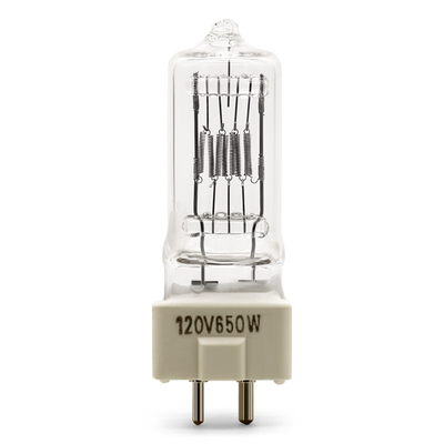 fase de luzes video comercial de Pin Halogen Bulb Quartz Tungsten do Bi de 120V 650W