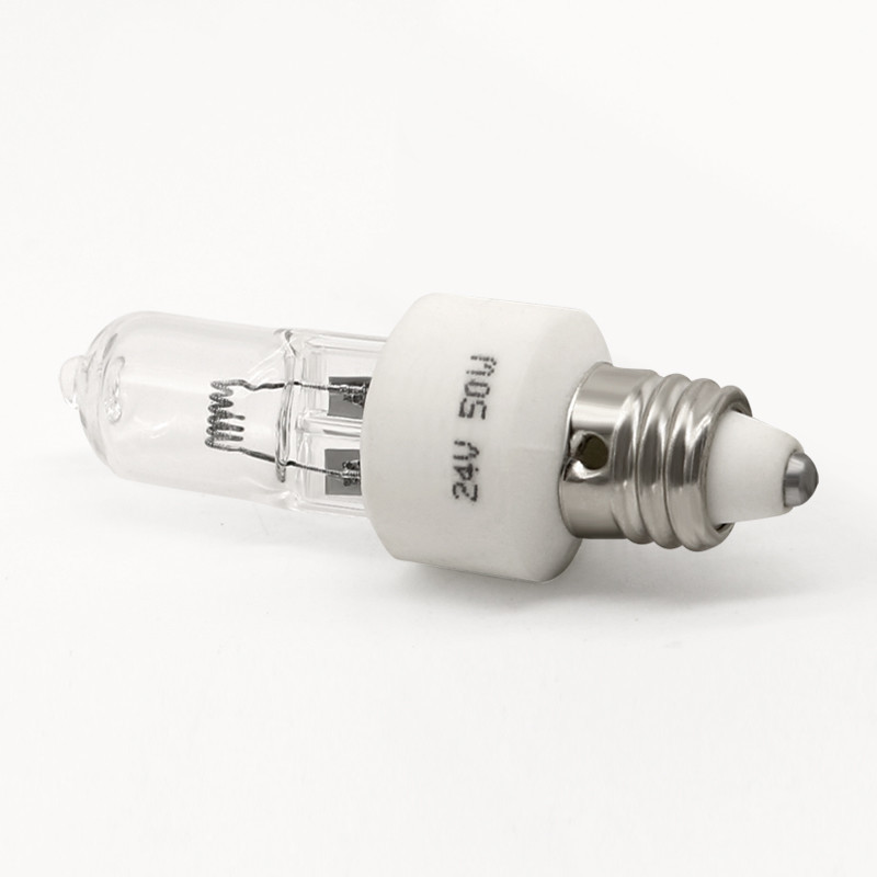 ODM médico do OEM da ampola de quartzo da lâmpada do halogênio de 24V 50w E11